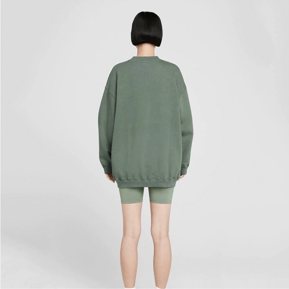 Anine Bing Tyler Sweatshirt Artichoke Size XL - Picture 3 of 8
